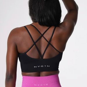 NVGTN Sports Bra Black Small